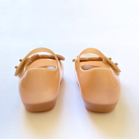 MINI MELISSA VIVIENNE WESTWOOD ANGLOMANIA pink heart wing jelly shoes - Picture 6 of 10